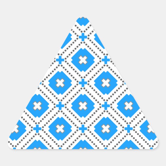 Bavaria Pattern Triangle Sticker (Front)