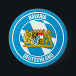 Bavaria Round Emblem 7.5 Cm Round Badge<br><div class="desc">Bavaria Round Emblem</div>