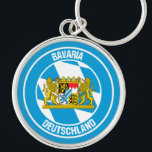 Bavaria Round Emblem Key Ring<br><div class="desc">Bavaria Round Emblem</div>