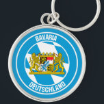 Bavaria Round Emblem Key Ring<br><div class="desc">Bavaria Round Emblem</div>
