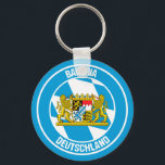 Bavaria Round Emblem Key Ring<br><div class="desc">Bavaria Round Emblem</div>