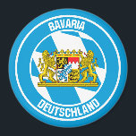 Bavaria Round Emblem Magnet<br><div class="desc">Bavaria Round Emblem</div>
