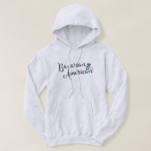 Bavarian American Entwinted Hearts Hoodie