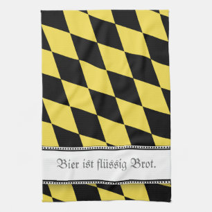Bavarian Beer is great Tea Towel