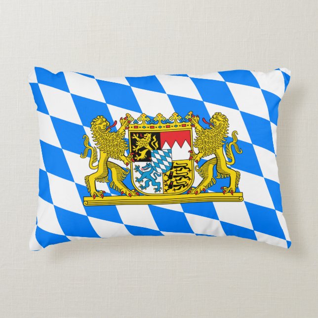 Bavarian Coat of arms Decorative Cushion (Front)