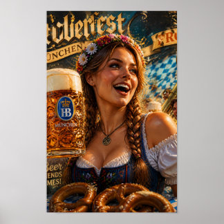 Bavarian Festival Joy and Golden Ale Poster
