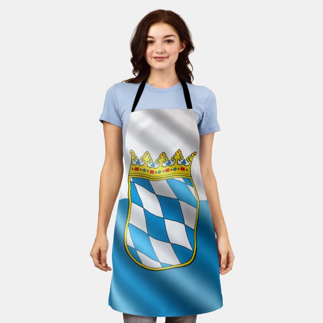 Bavarian flag apron (Worn)