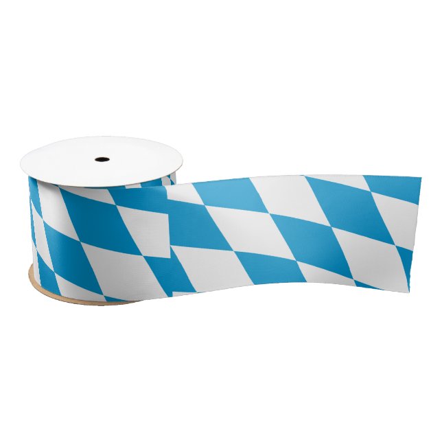 Bavarian Flag & Bavaria, Germany travel /sports Satin Ribbon (Spool)