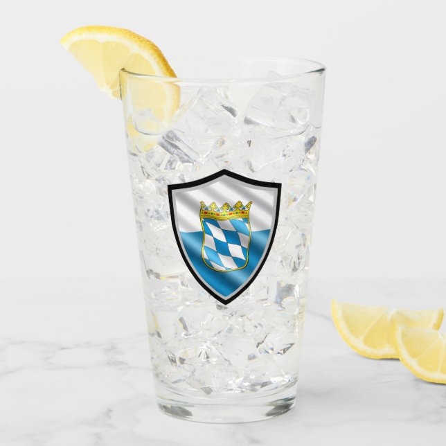 Bavarian flag glass (Front Ice)
