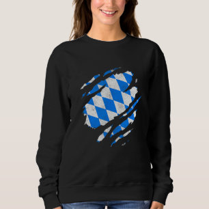 Bavarian Flag Munich Germany Europe German Bayern Sweatshirt