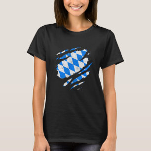 Bavarian Flag Munich Germany Europe German Bayern T-Shirt