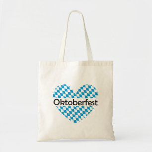 Bavarian Flag Oktoberfest Tote Bag
