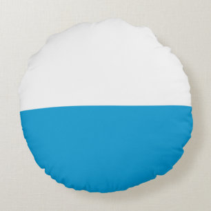 Bavarian Flag Round Cushion
