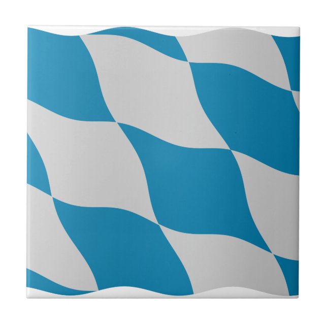 Bavarian flag - transparent background tile (Front)