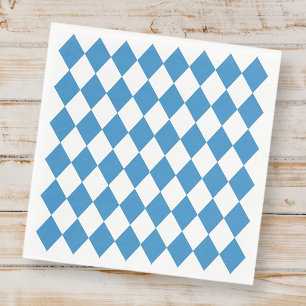 Bavarian Geometric Pattern for Oktoberfest. Napkin