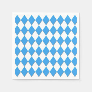 Bavarian Geometric pattern Oktoberfest  Napkin