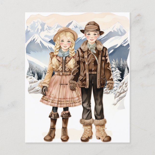 Bavarian Snowfall & Paper Dolls: Winter Magic (Front)