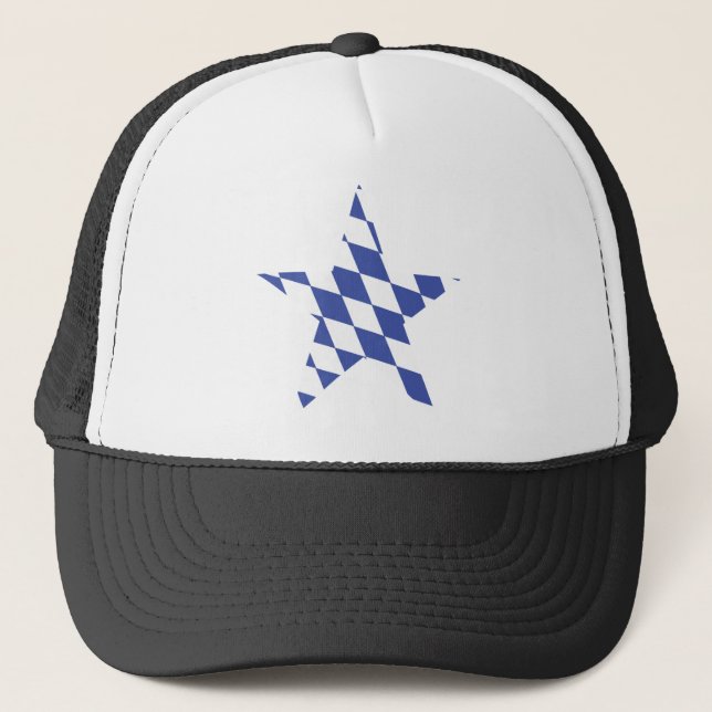 bavarian star icon trucker hat (Front)
