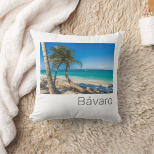 Bavaro Beach Caribbean Dominican Republic Souvenir Cushion