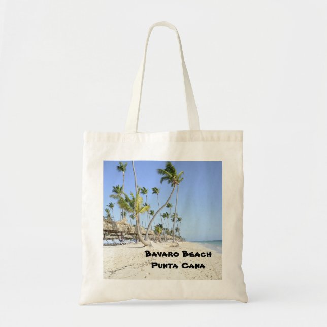 Bavaro Beach on the island of Punta Cana Tote Bag (Front)