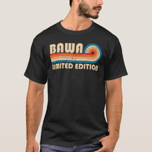BAWA Surname Retro Vintage 80s 90s Birthday Reunio T-Shirt