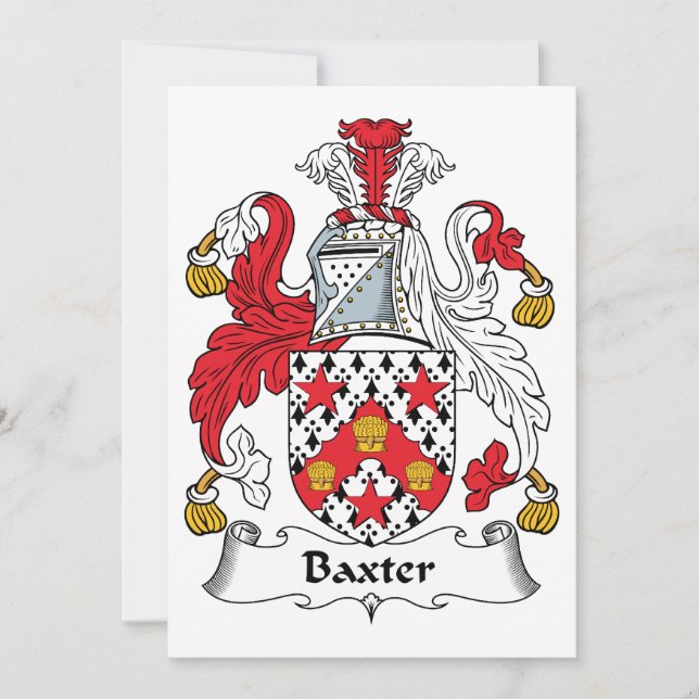 Baxter Family Crest (Front)