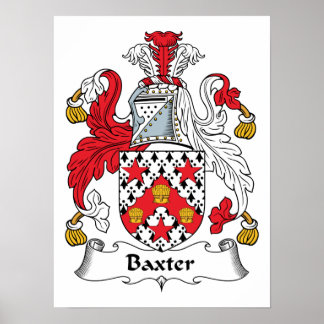 Baxter Family Crest Poster