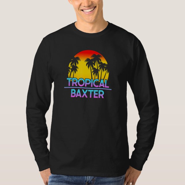 Baxter Minnesota Funny Ironic Weather T-Shirt (Front)