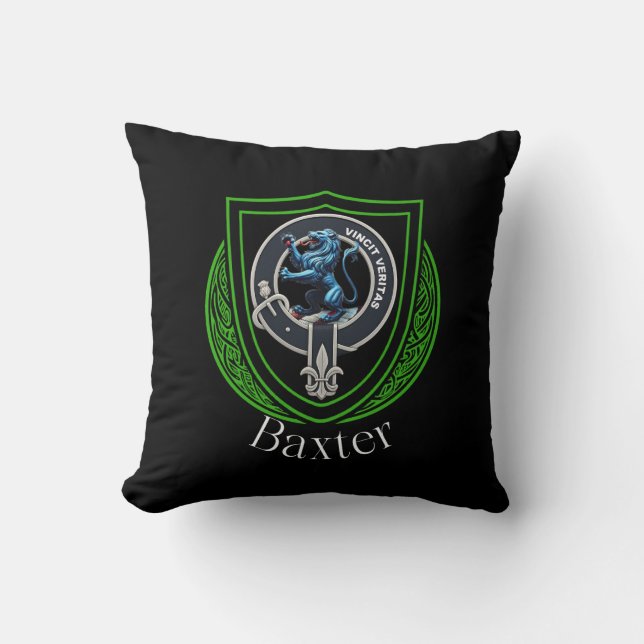 Baxter Scottish Clan Crest Cushion (Front)