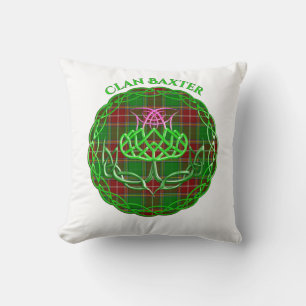 Baxter Scottish Tartan Celtic Thistle Cushion