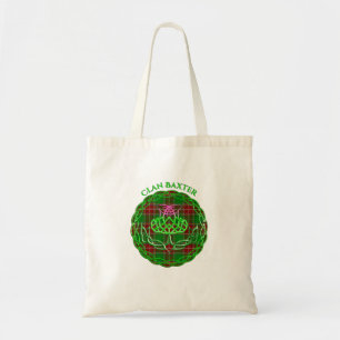 Baxter Scottish Tartan Celtic Thistle Tote Bag