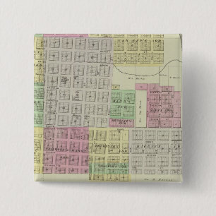 Baxter Springs, Cherokee County, Kansas 15 Cm Square Badge