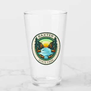 Baxter State Park Maine Badge Glass