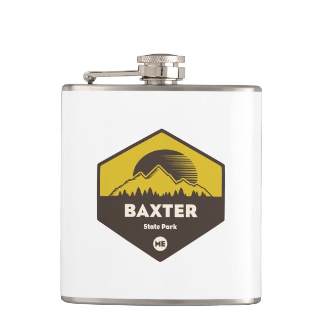 Baxter State Park, Maine Hip Flask (Front)