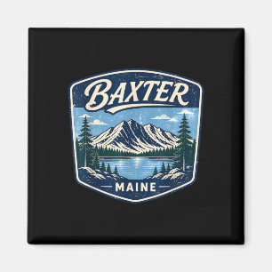 Baxter state park maine mountain hiking camping magnet
