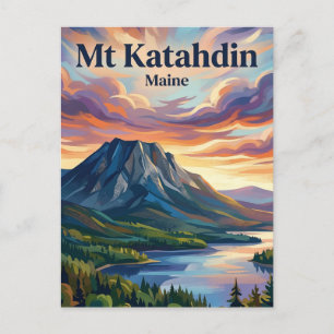 Baxter State Park Maine Postcard