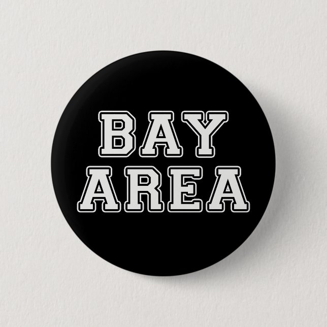 Bay Area 6 Cm Round Badge (Front)