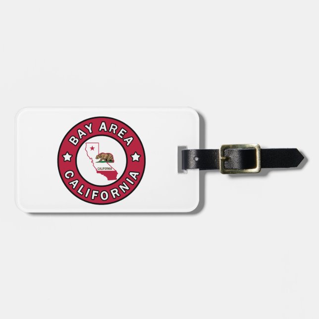 Bay Area California Luggage Tag (Front Horizontal)