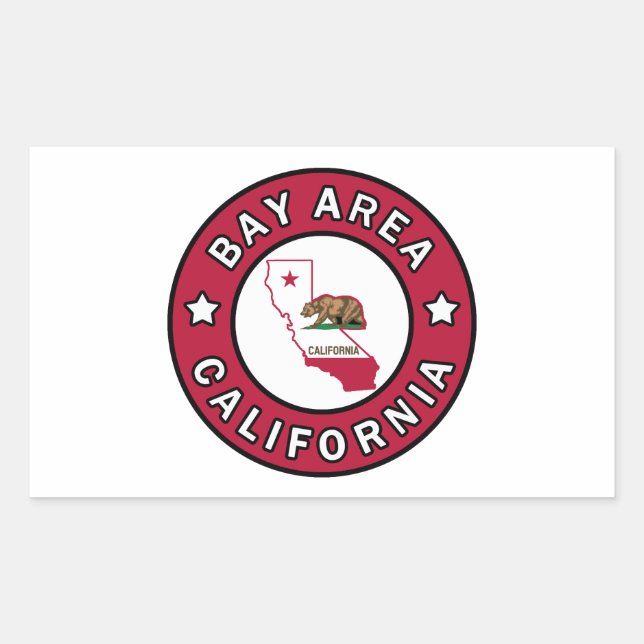 Bay Area California Rectangular Sticker (Front)
