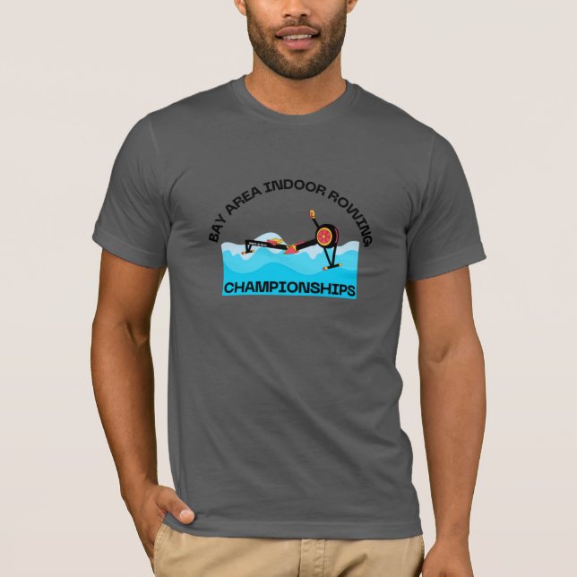 Bay Area Indoor Rowing Championships 2025 T-Shirt (Front)