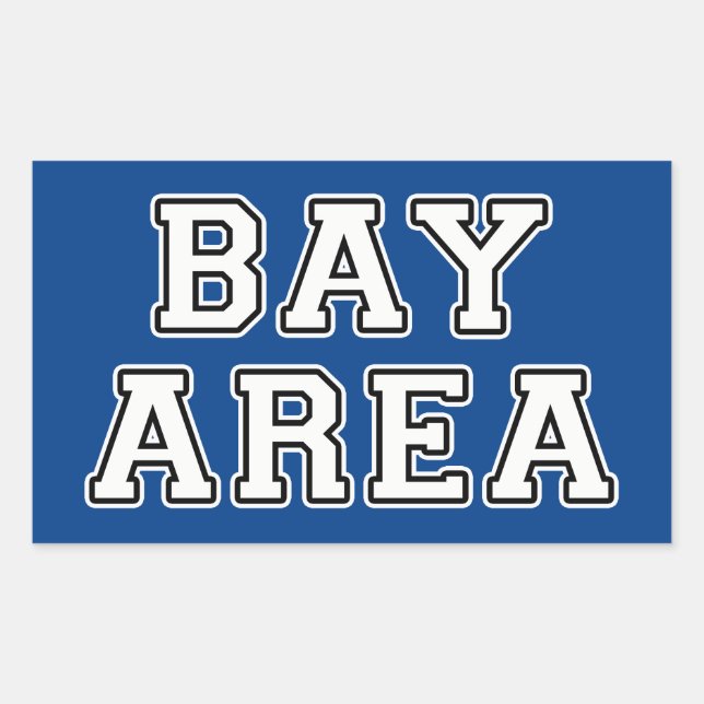 Bay Area Rectangular Sticker (Front)