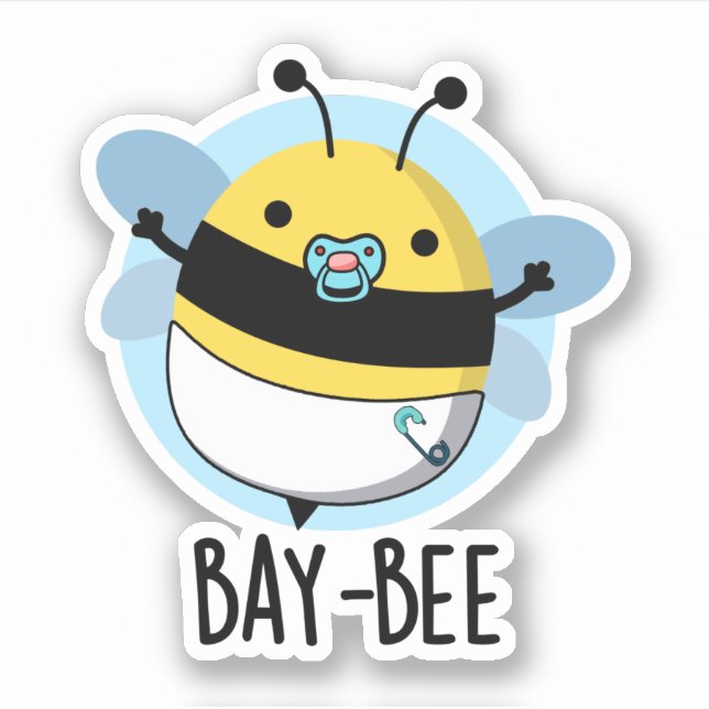 Bay-bee Funny Baby Bee Pun  (Front)