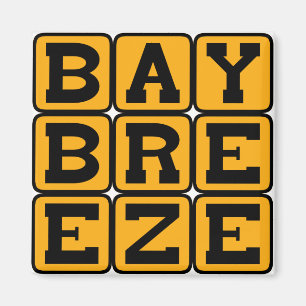 Bay Breeze, Mixed Cocktail Magnet