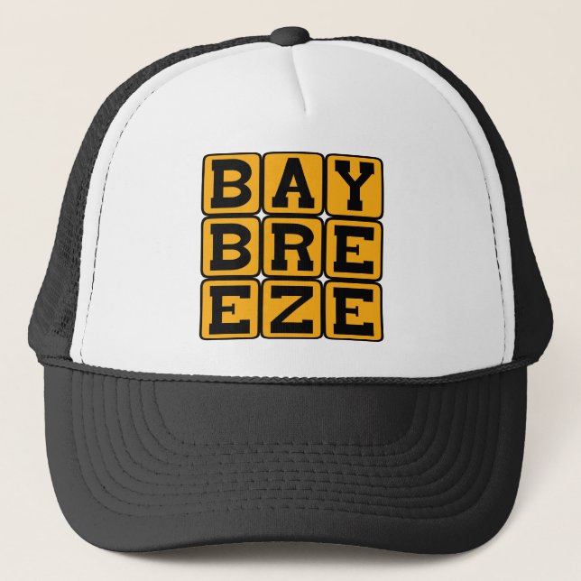 Bay Breeze, Mixed Cocktail Trucker Hat (Front)