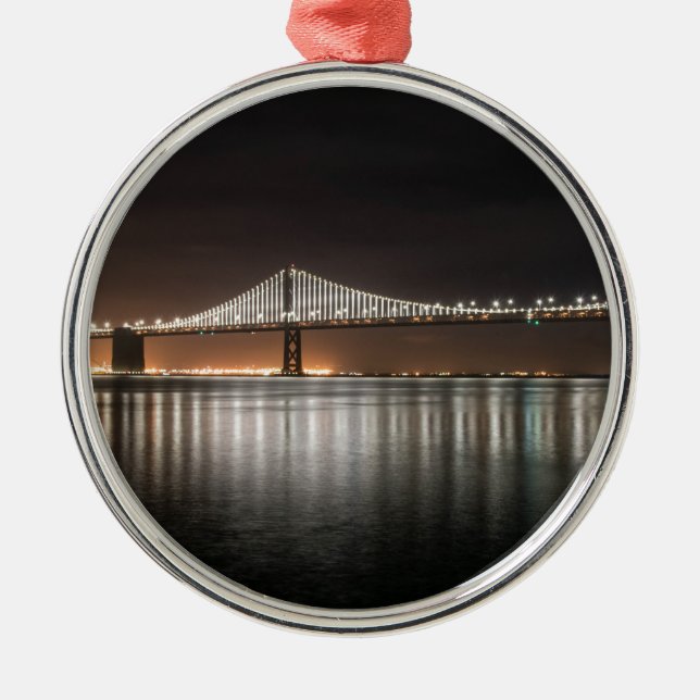 Bay Bridge Metal Tree Decoration (Front)