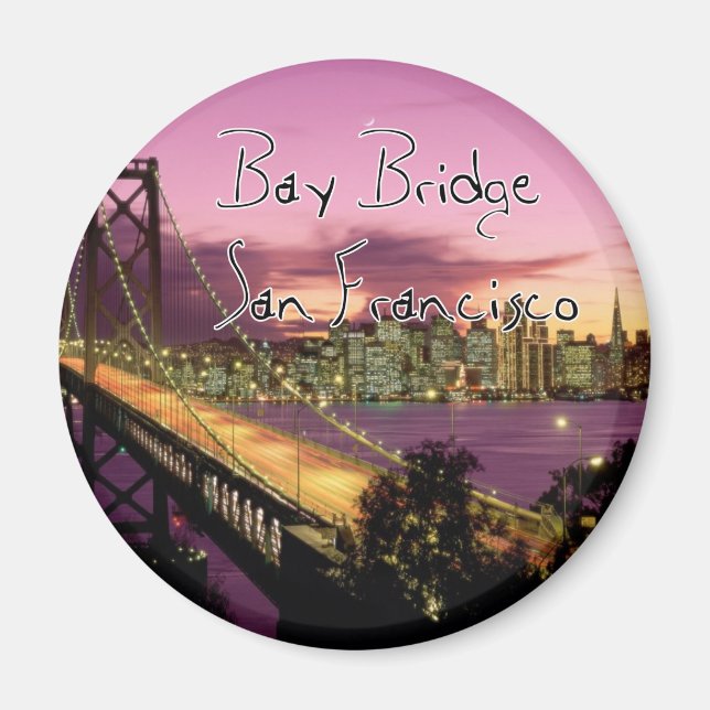 Bay Bridge, San Francisco, California Magnet (Front)