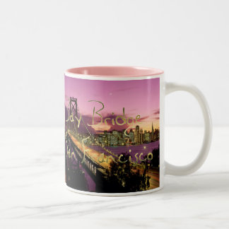 Bay Bridge, San Francisco, California Two-Tone Coffee Mug