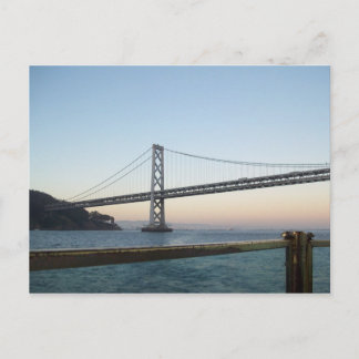 Bay Bridge SF California Postcard