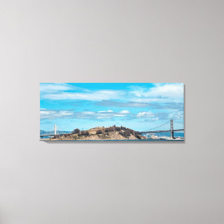 Bay Bridge Stretched Canvas Print