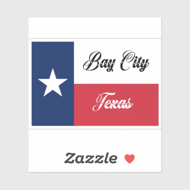 Bay City Texas Flag (Sheet)